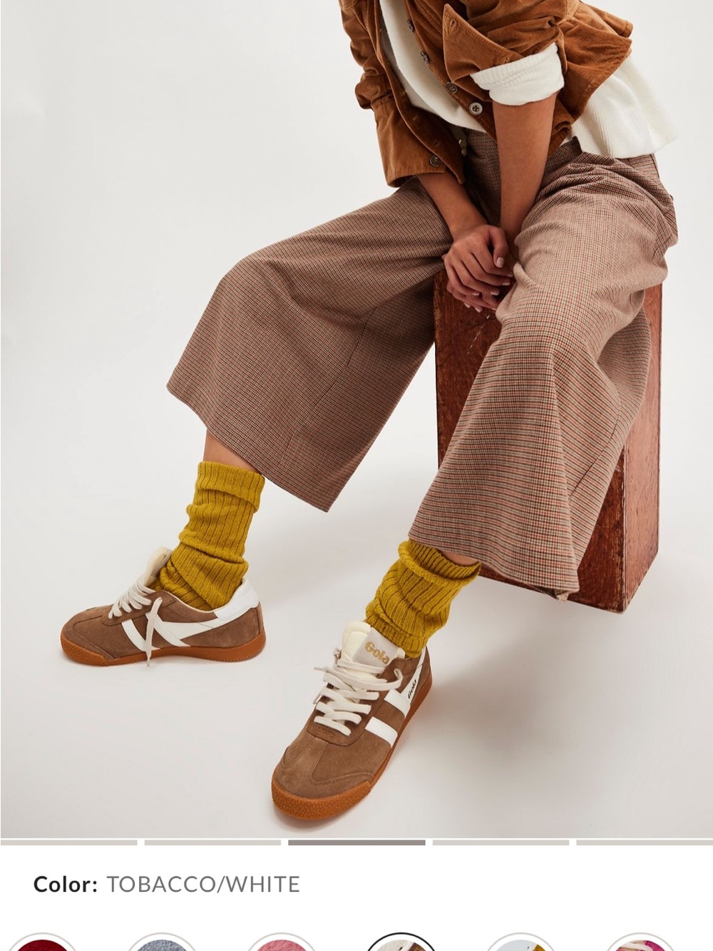 Gola Tobacco/White Elan Sneakers